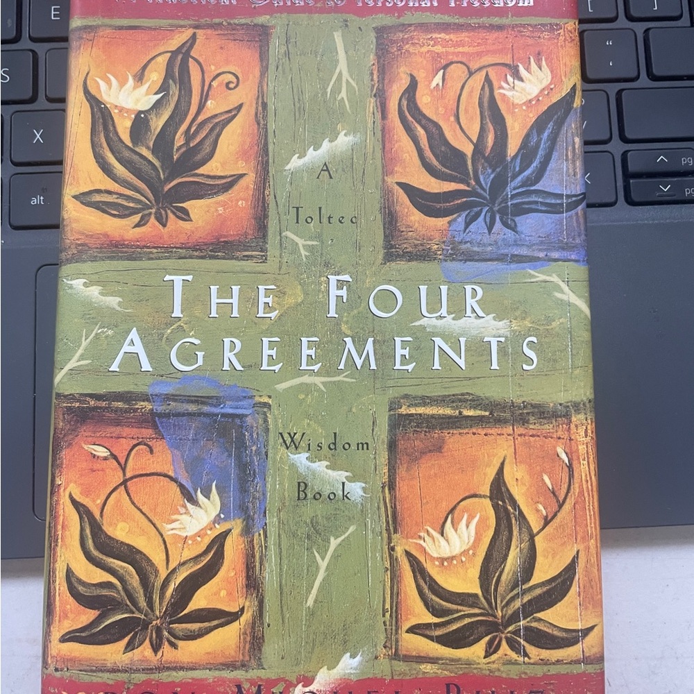 The Four Agreements by - Artistic Multicolor Cover